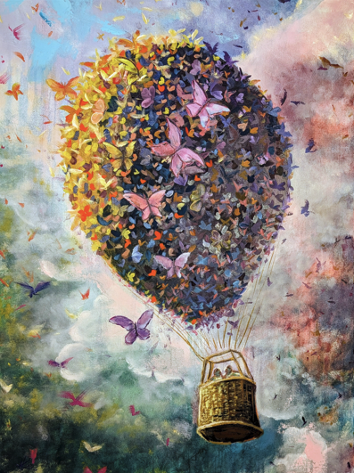 Balloon in motion