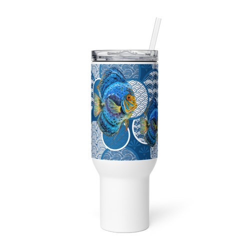 Discus Fish - Travel mug with a handle
